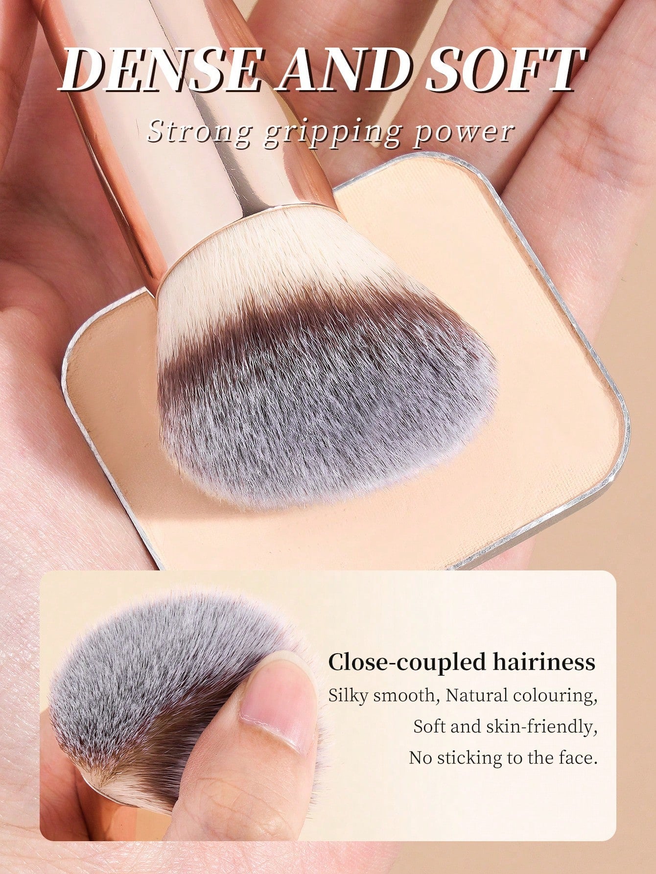 Maaange 5Pcs Makeup Brush White