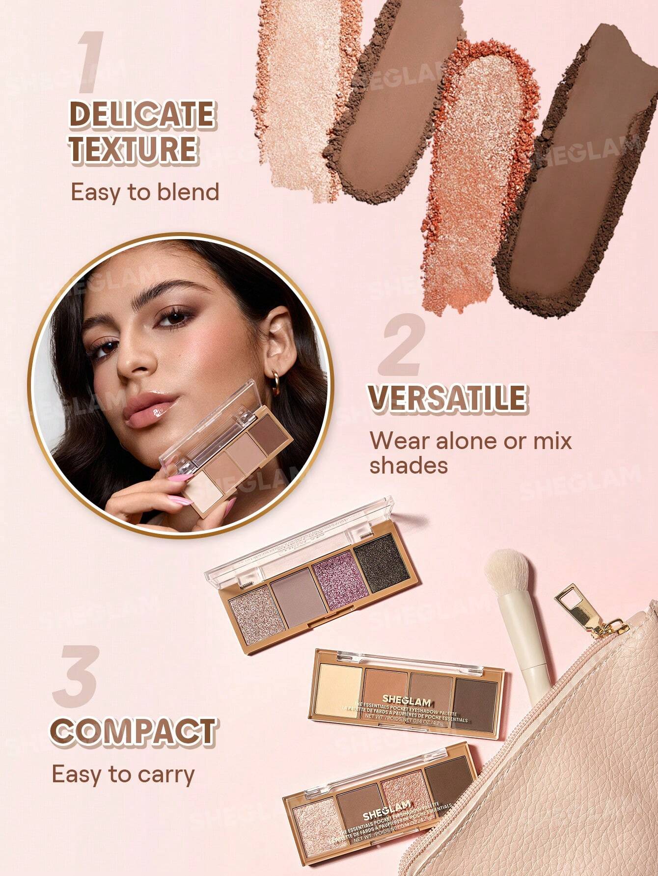 Sheglam The Essential Pocket Eyeshadow Palette