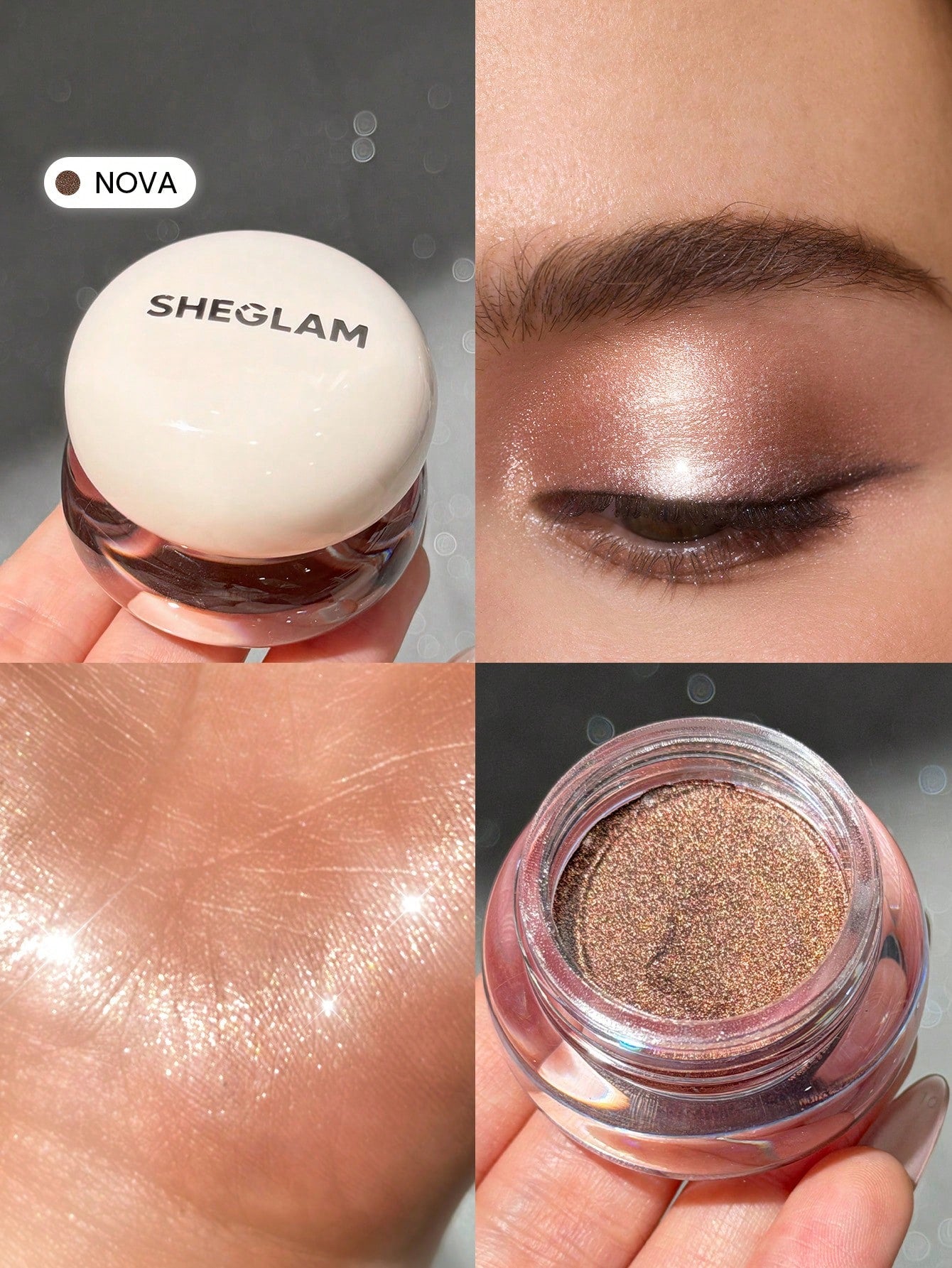 SHEGLAM starstruck cream eyeshadow pot
