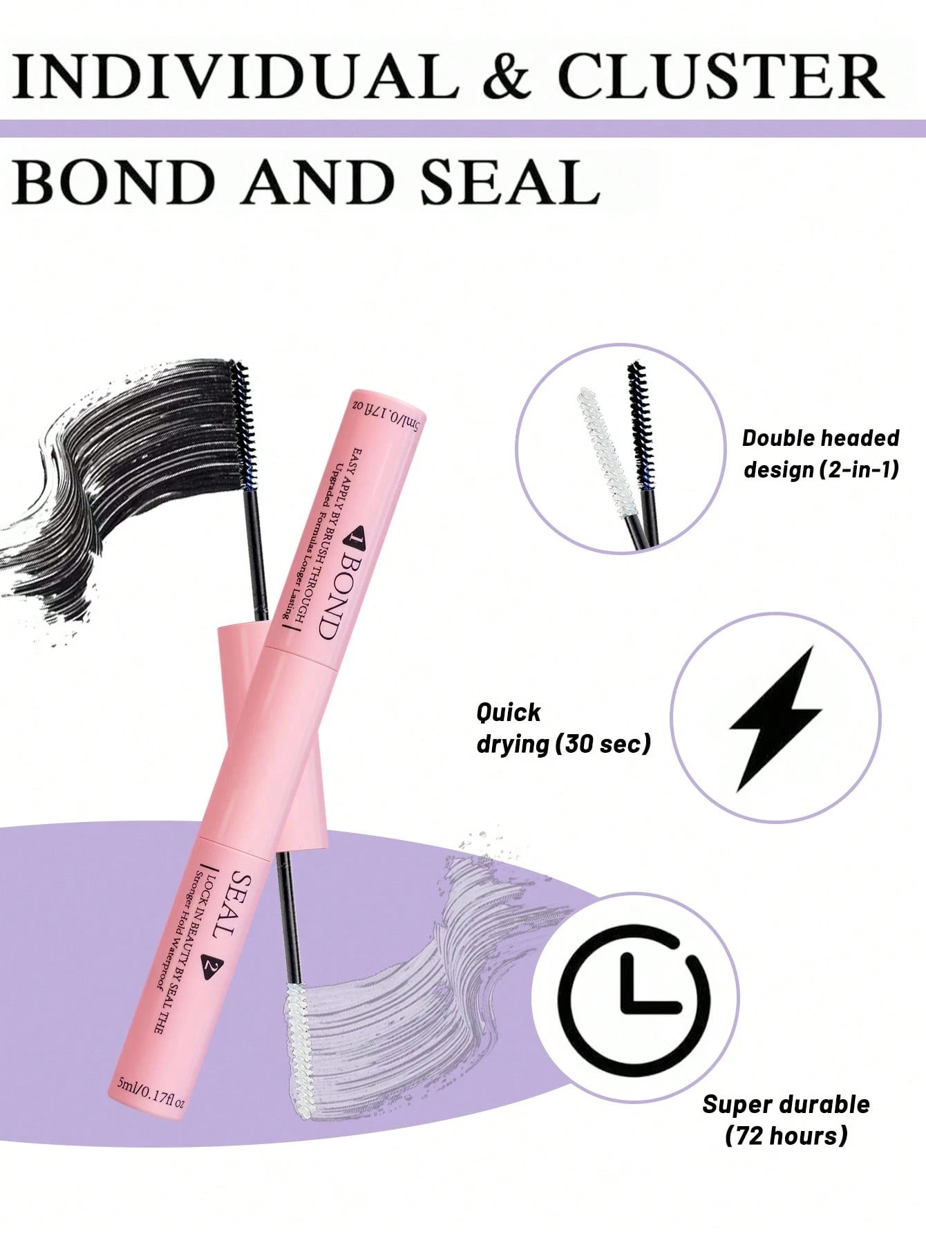 Shein 180 pieces of natural curled and voluminous