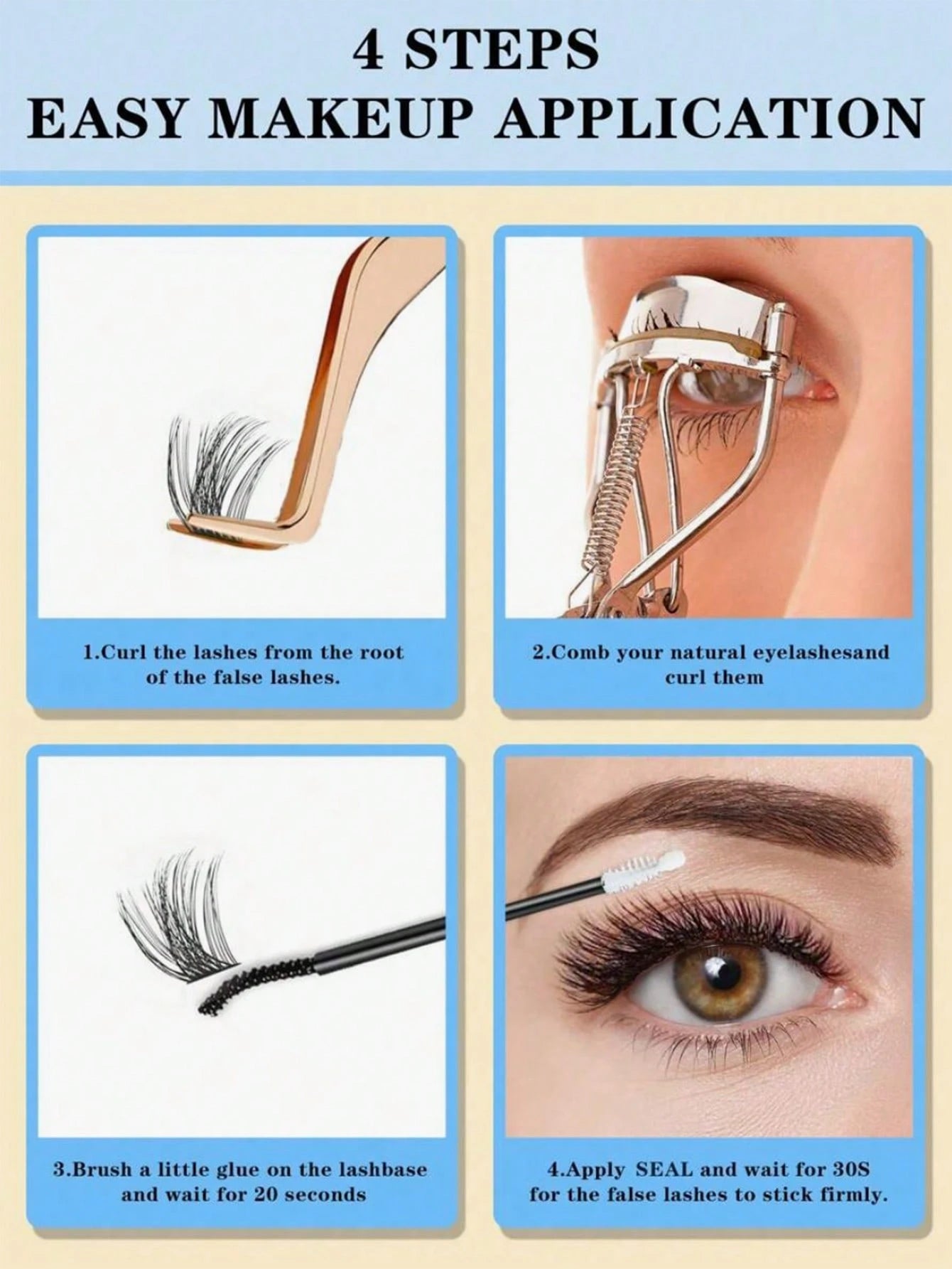 Shein 180 pieces of natural curled and voluminous