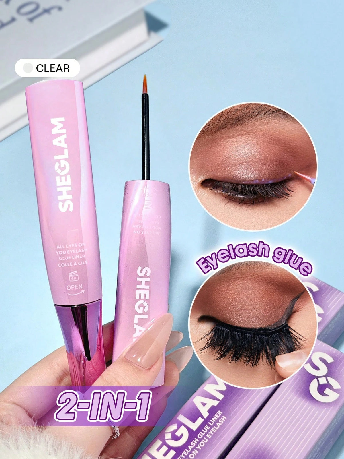 sheglam all eyes on you eyelash glue liner