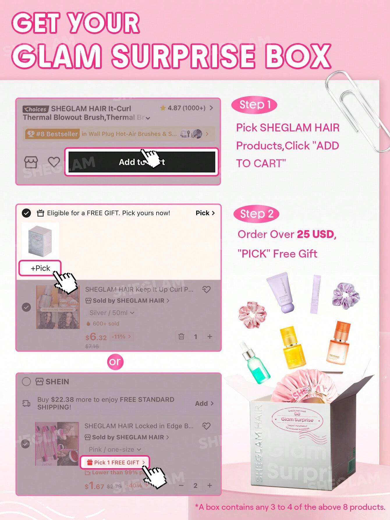SHEGLAM HAIR It-Curl One-Touch Instant Curler