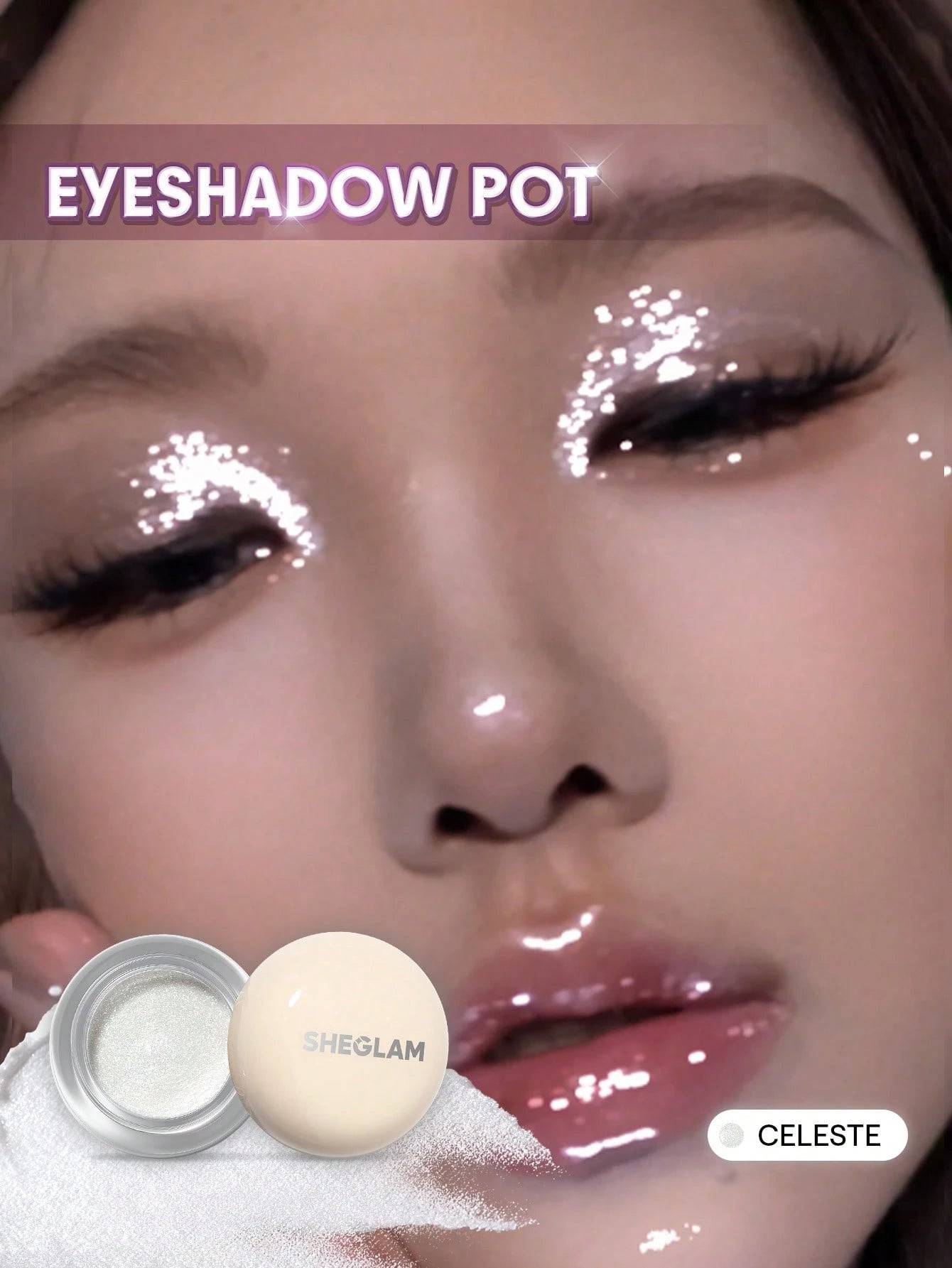SHEGLAM starstruck cream eyeshadow pot
