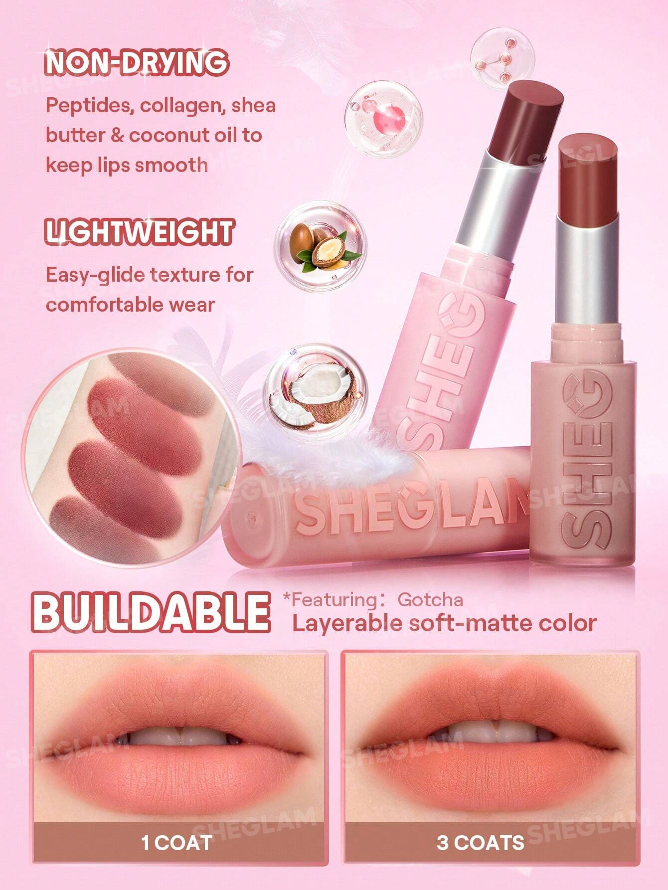 sheglam veil cushion lightweight lipstick