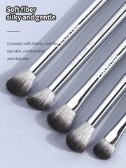 Maange Pro Makeup Brush Silver 18Pcs