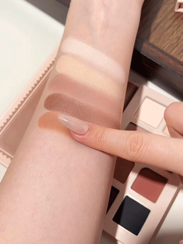 sheglam hazelnut late please 8 pan palette