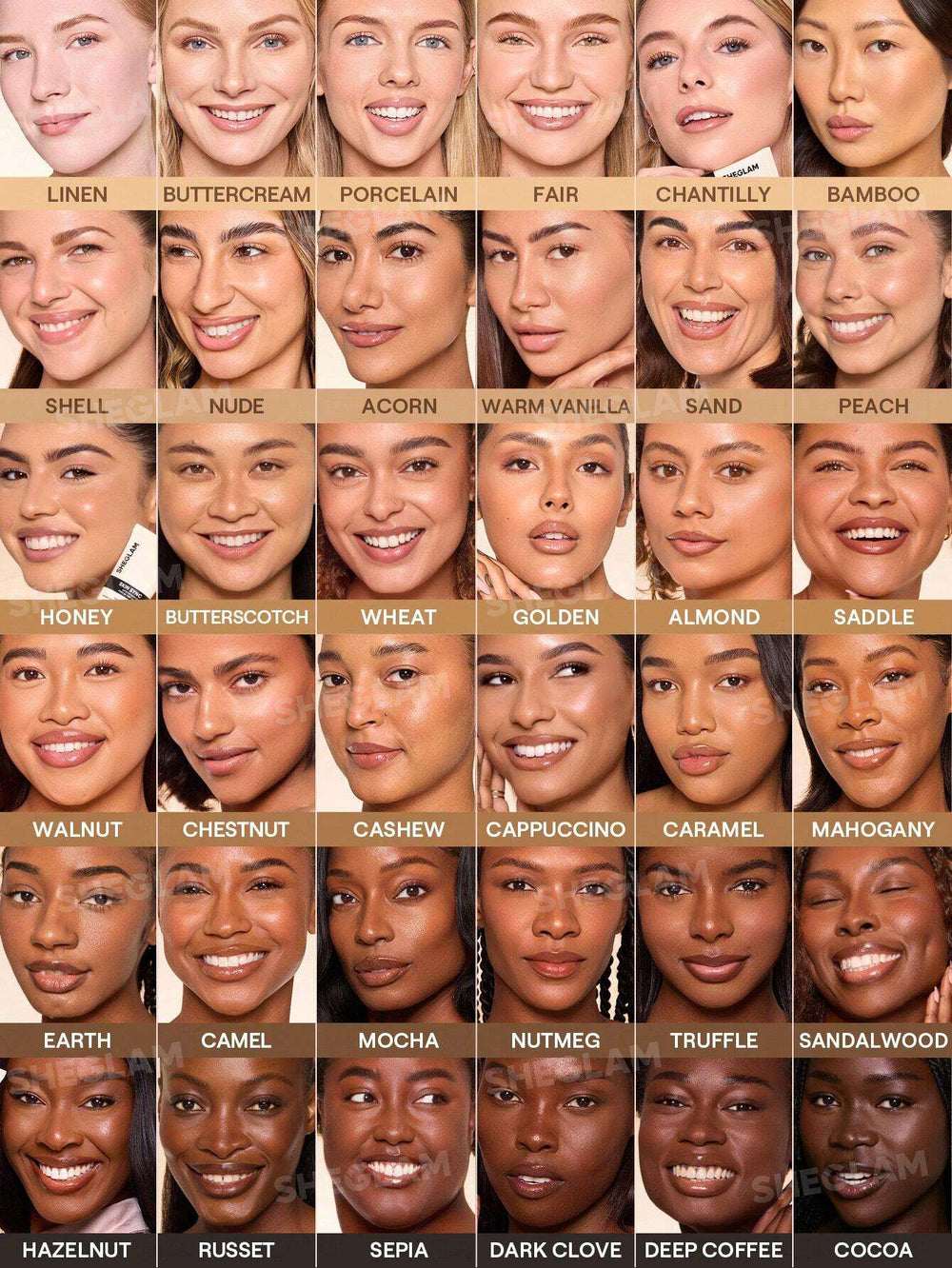 sheglam skin sync satin foundation 30g