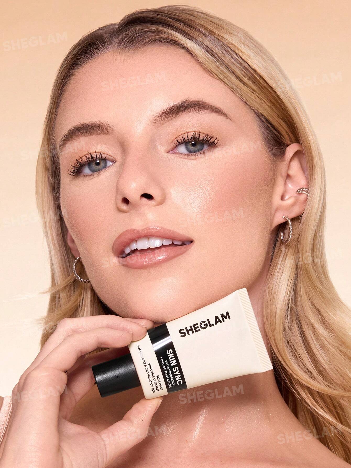 sheglam skin sync satin foundation 30g