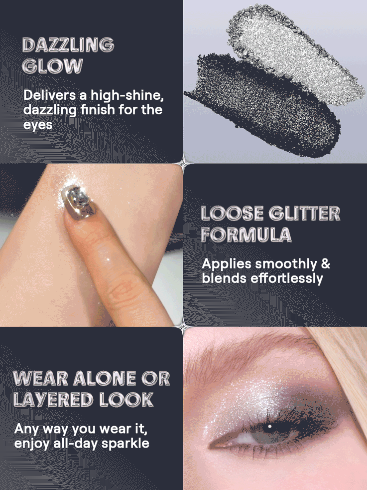 Sheglam erare metals glitter topper