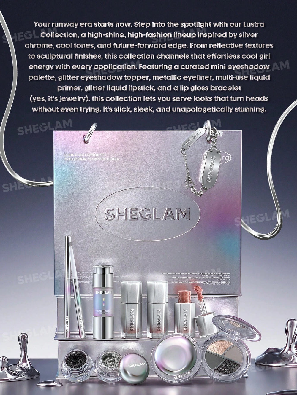 Sheglam erare metals glitter topper