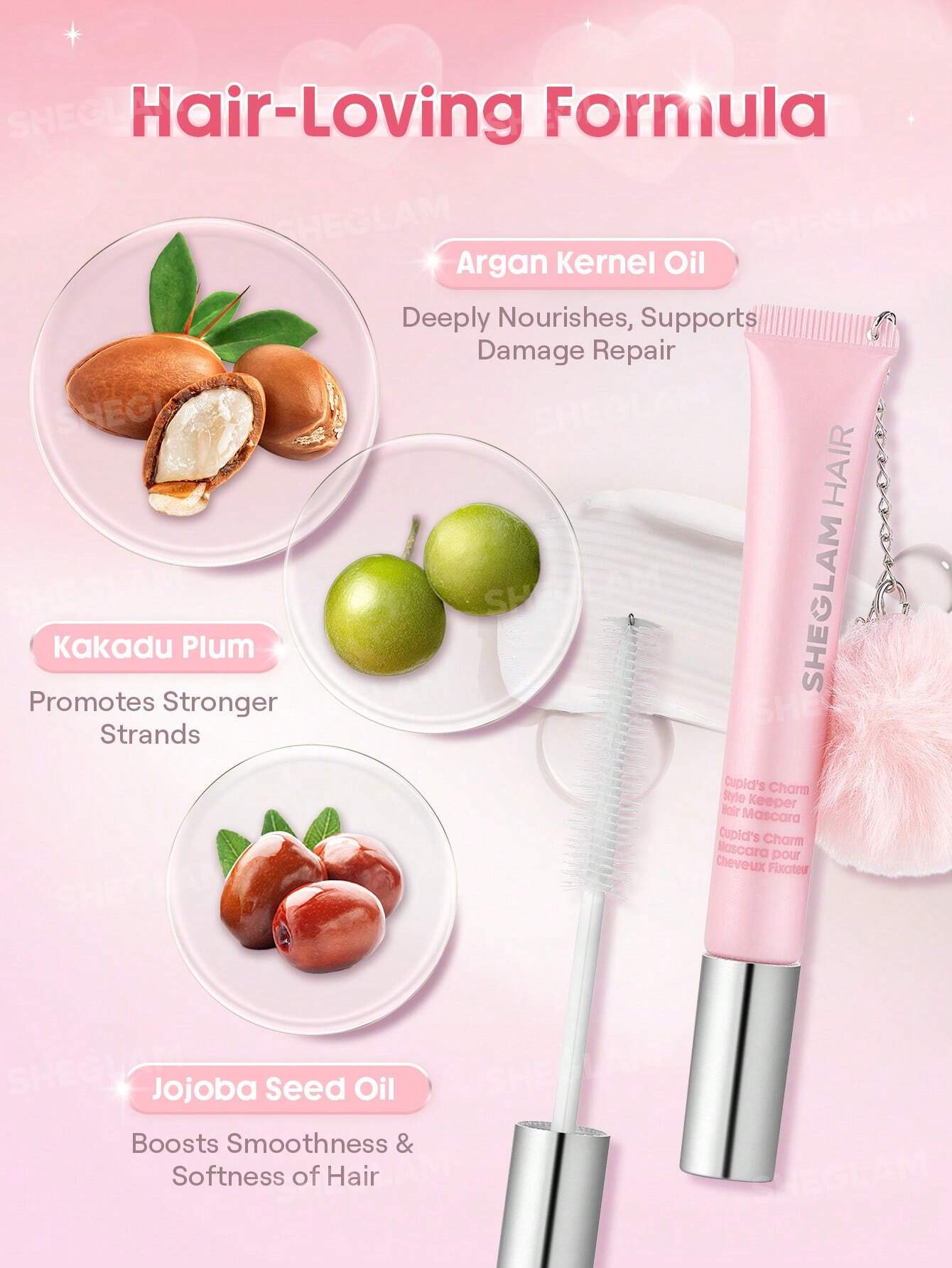 Sheglam hair cupids charm style keeper hair mascara 10ml