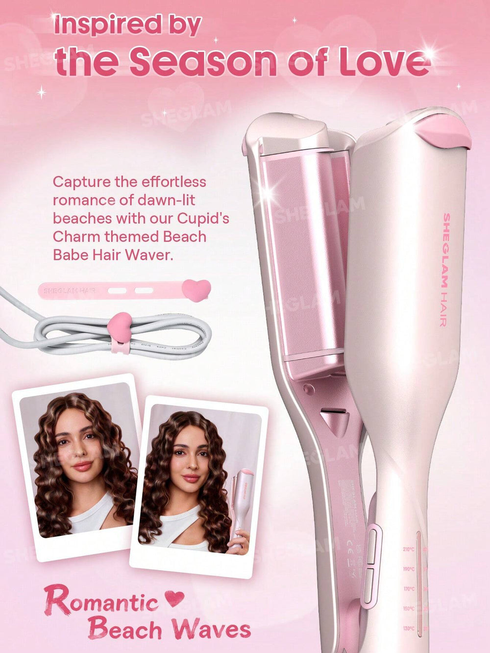 Sheglam Hair Cupid s Charm Beach Babe Hair Waver 25mm