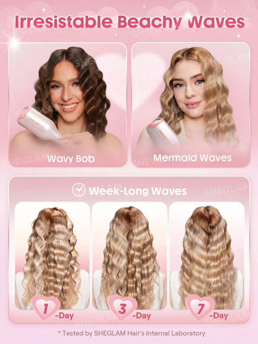 Sheglam Hair Cupid s Charm Beach Babe Hair Waver 25mm