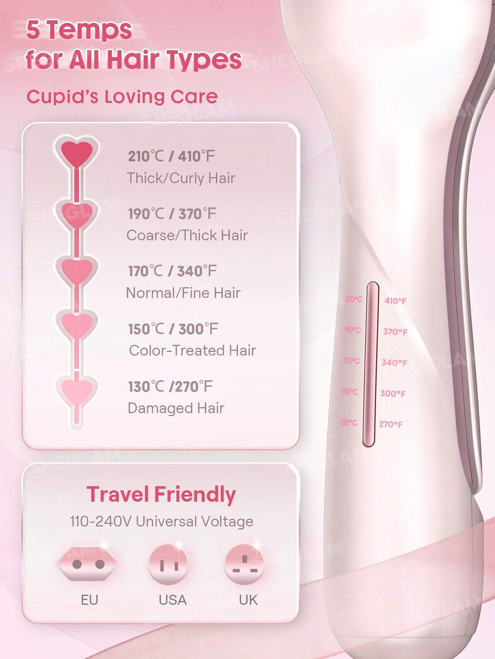 Sheglam Hair Cupid s Charm Beach Babe Hair Waver 25mm