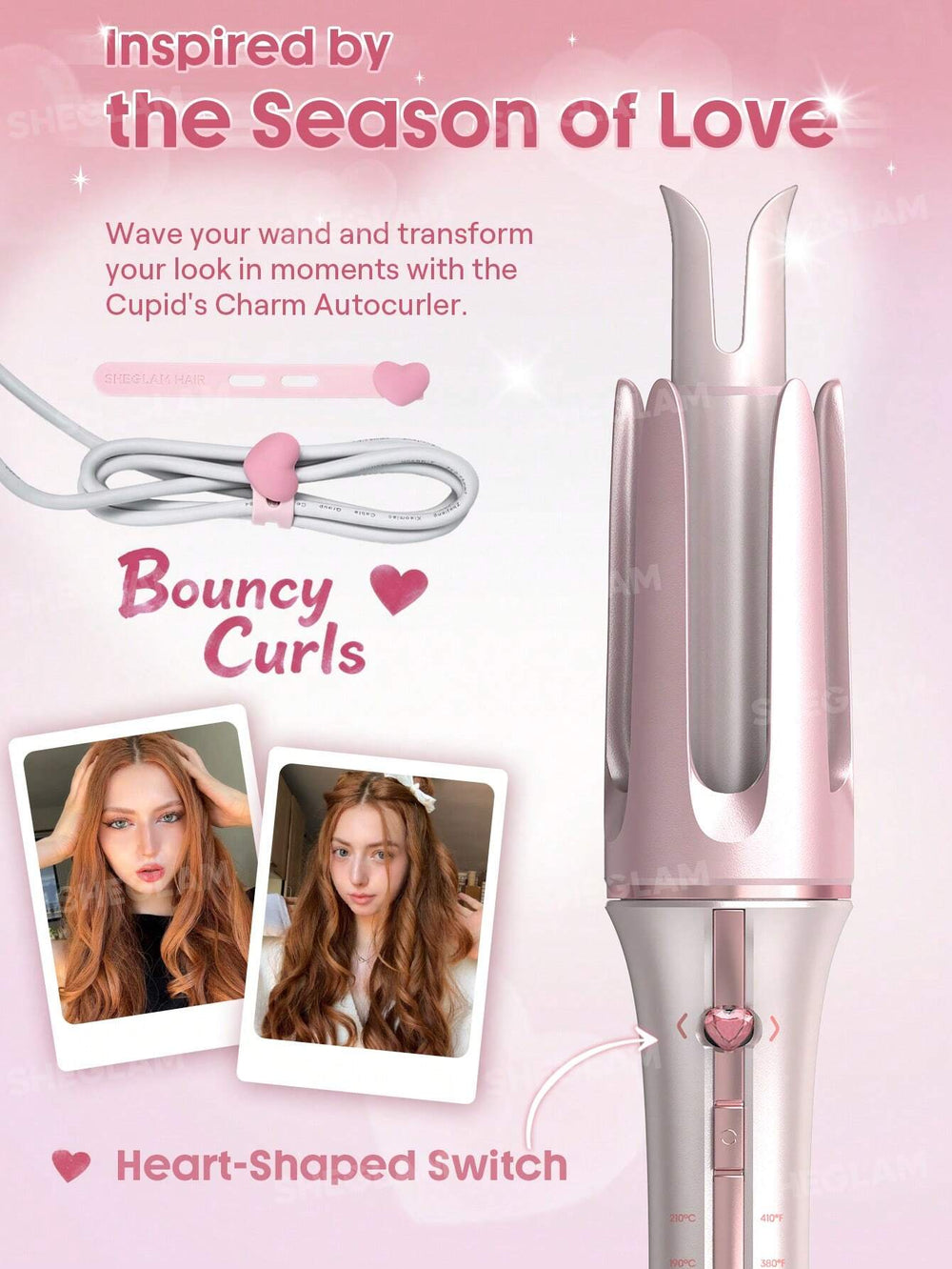 Sheglam Cupid s Charm One Touch Instant Curler 1/25mm