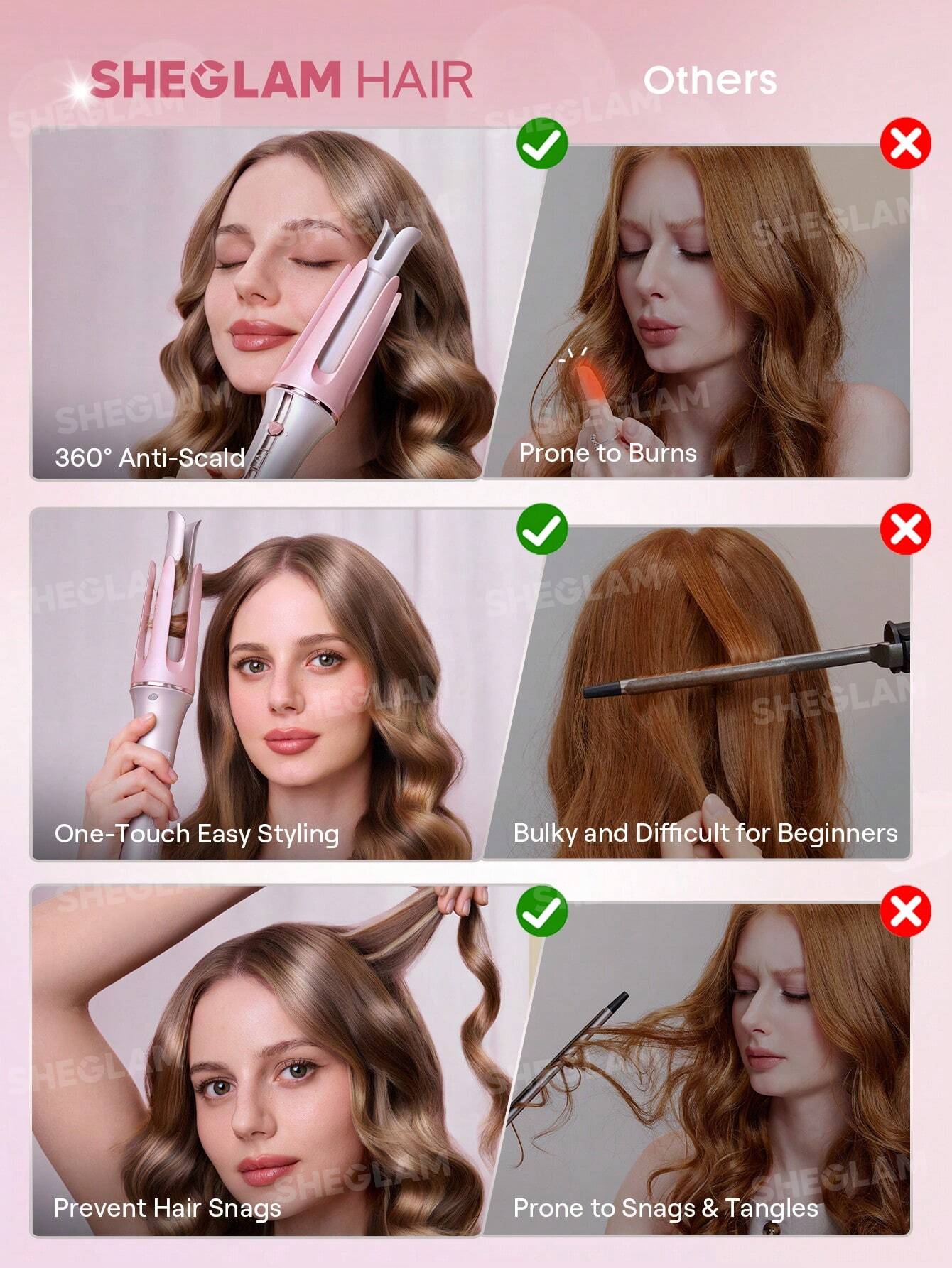 Sheglam Cupid s Charm One Touch Instant Curler 1/25mm