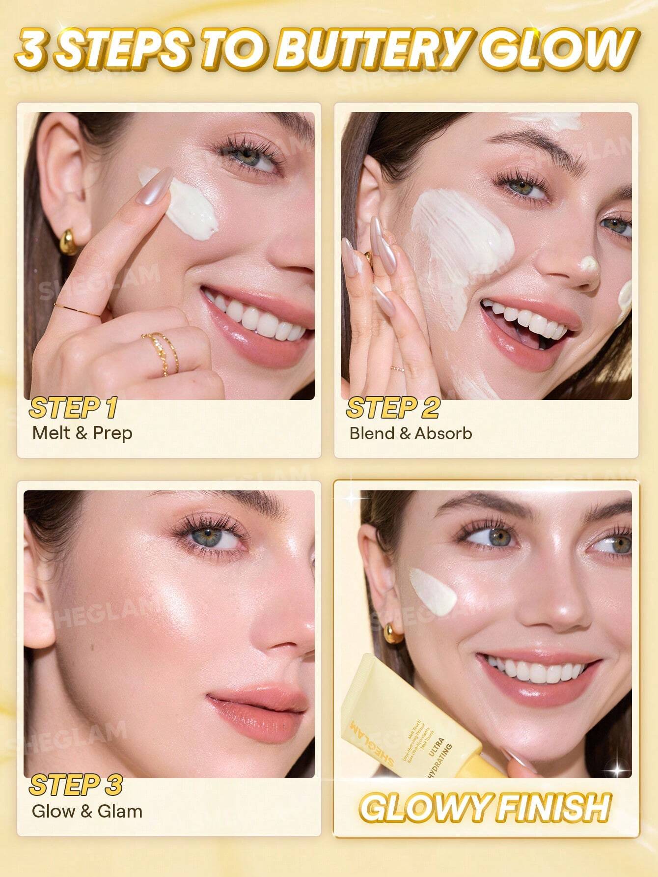 Sheglam Butter Glow Melt Touch Ultra Hydrating Primer 30g