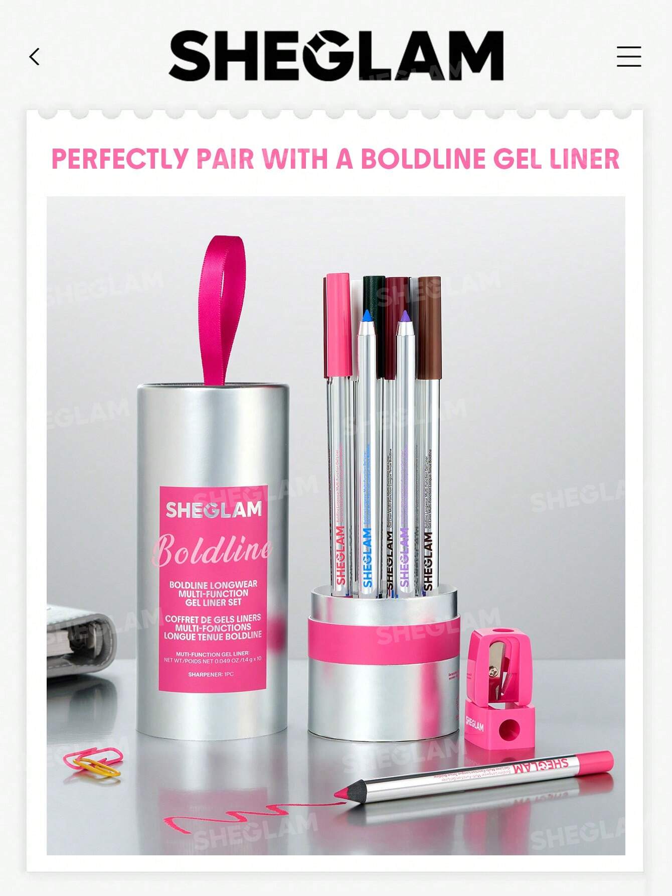 Sheglam Boldline Gel Liner Sharpener