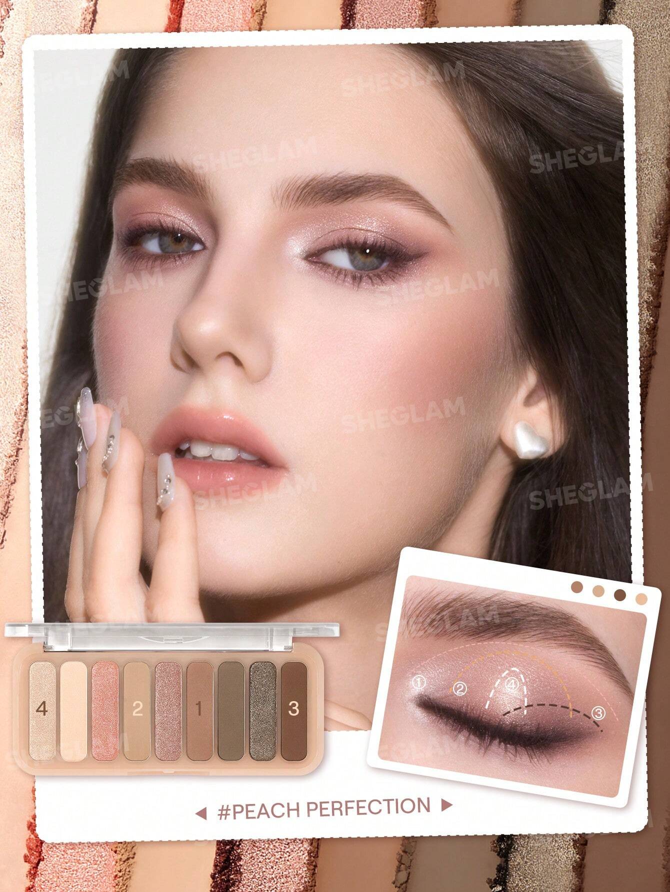 sheglam Eyeshadow Palette 9 color