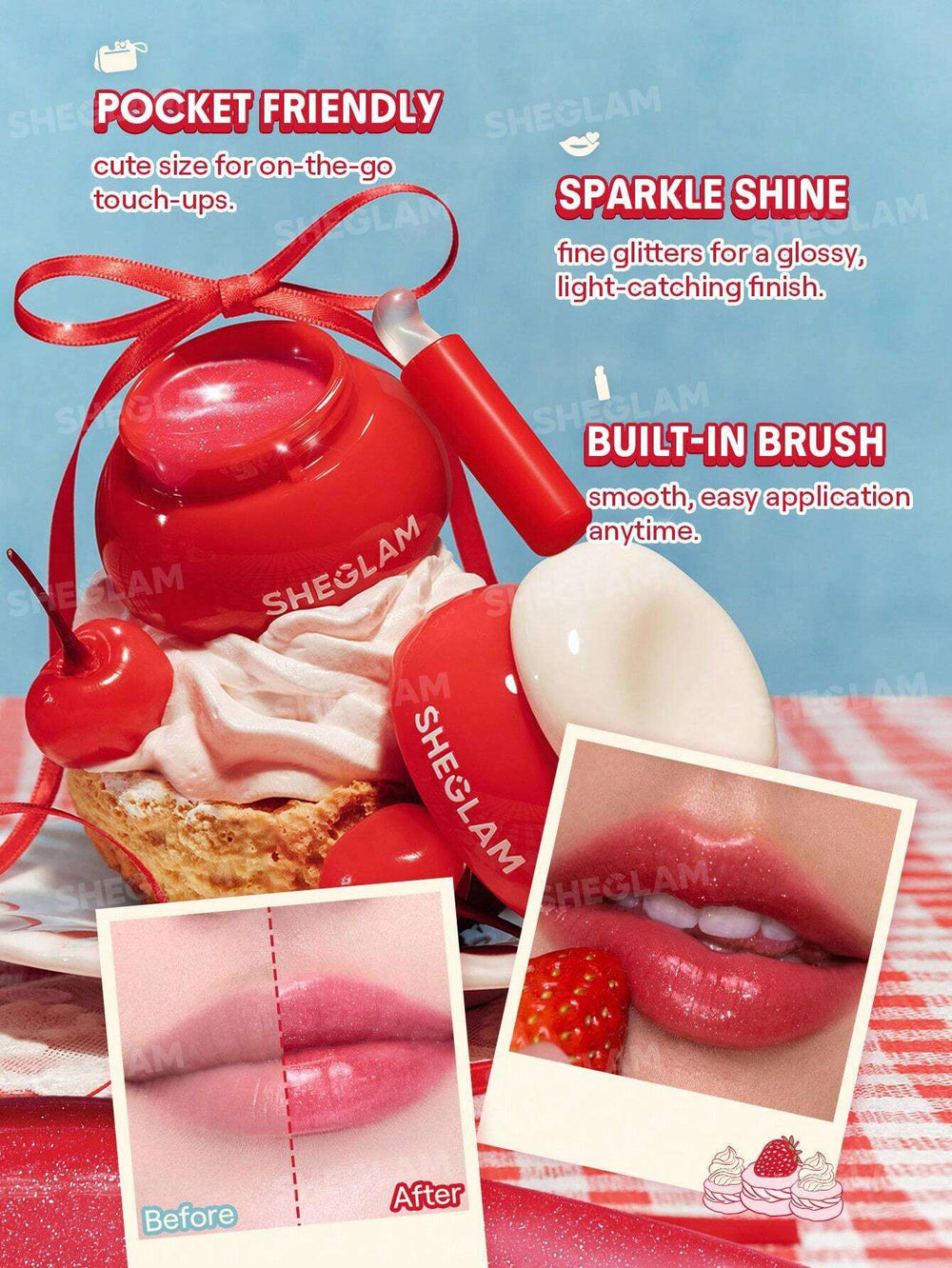 Sheglam life is delicious pocket lip jam