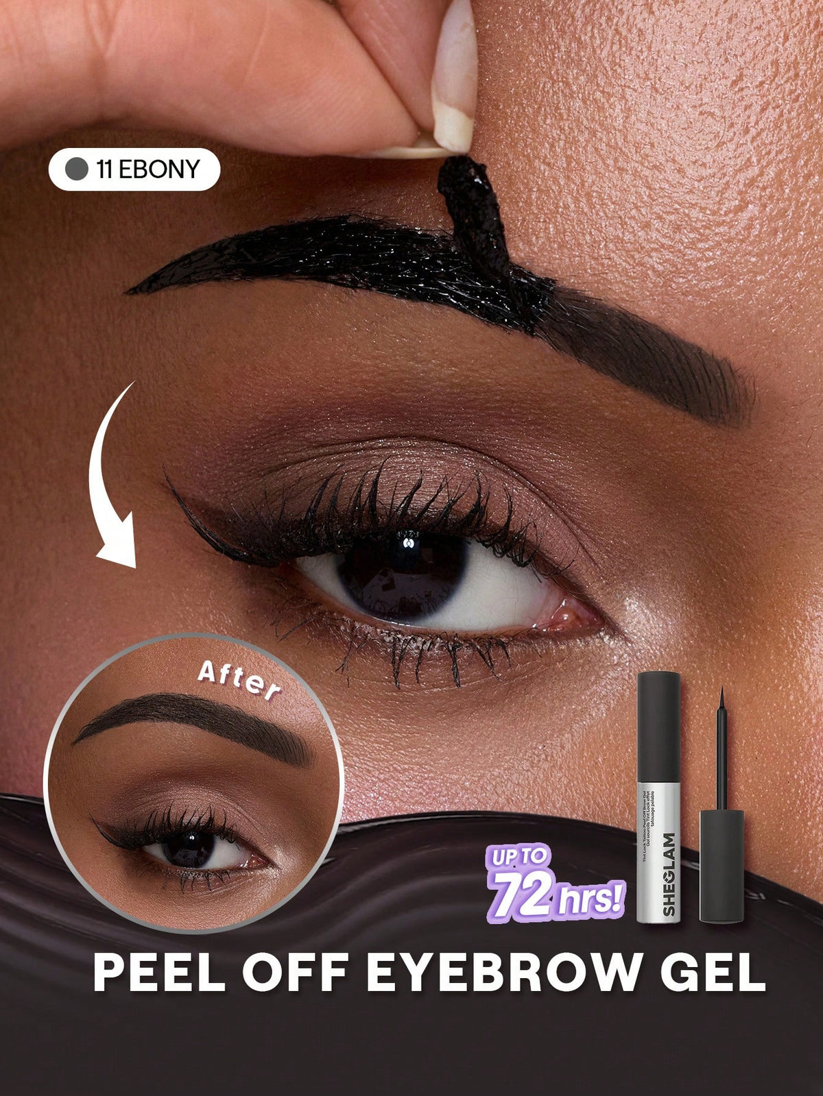 Sheglam Tint Lock Tattoo Peel Off Brow Gel