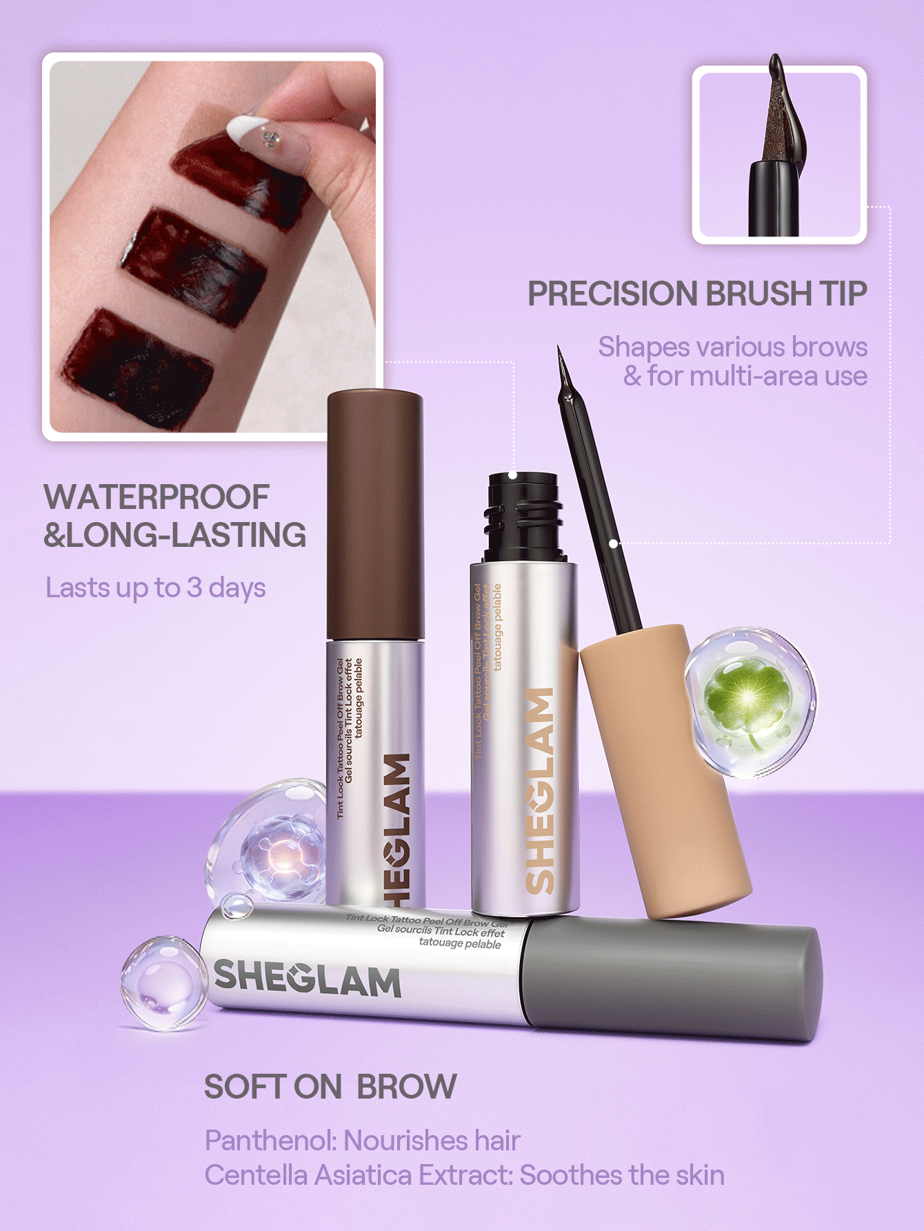 Sheglam Tint Lock Tattoo Peel Off Brow Gel