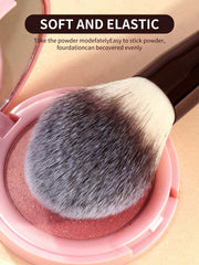 Maange 16Pcs Makeup Brush Dark Brown With Bag
