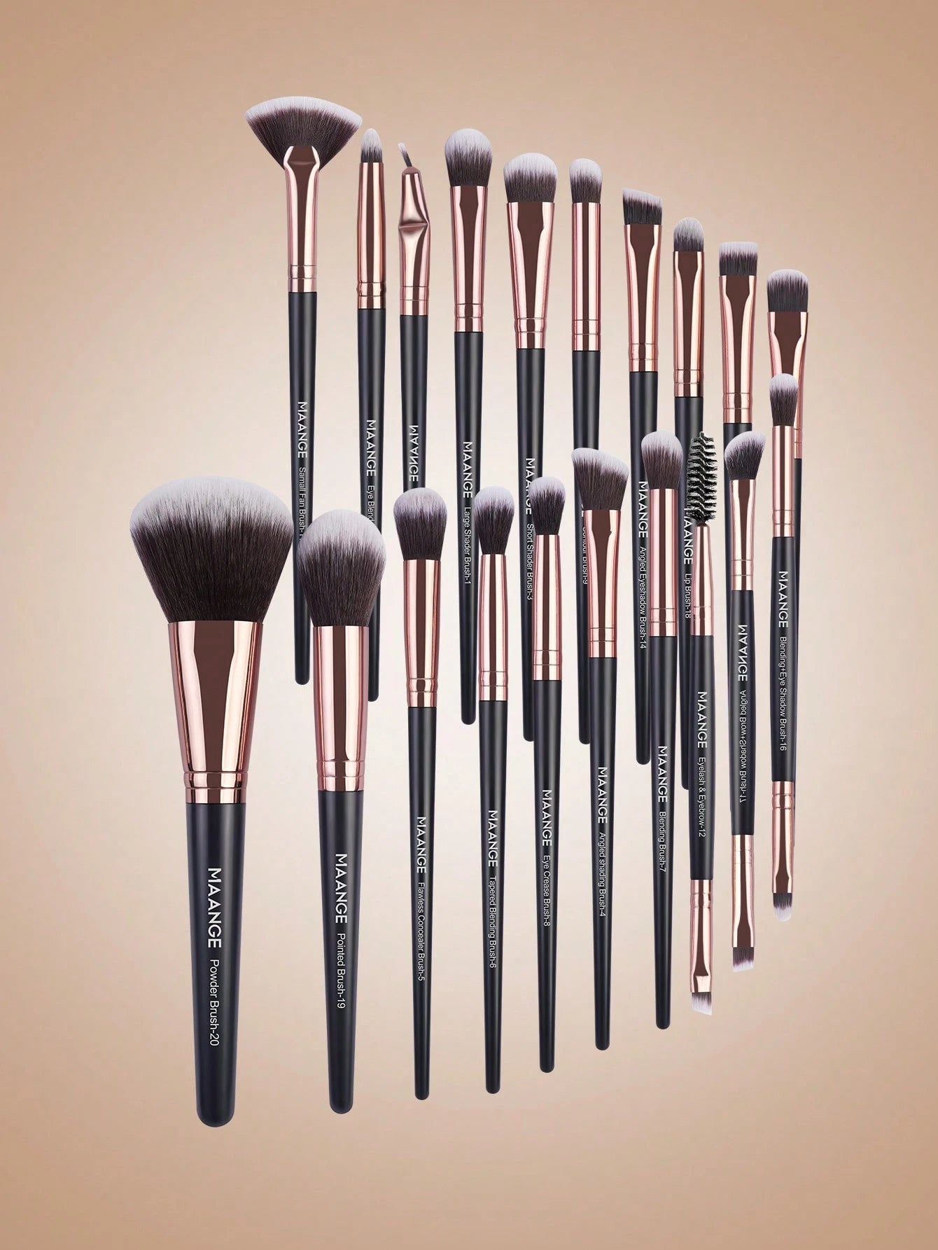 Maange 20Pcs Makeup Brush Set