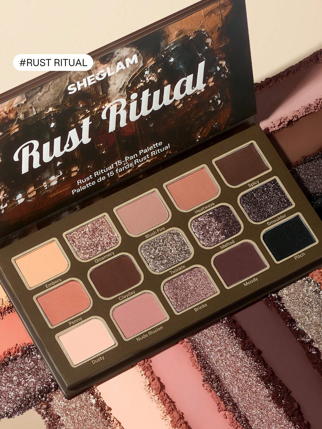 Sheglam Eyeshadow 15-pan palette
