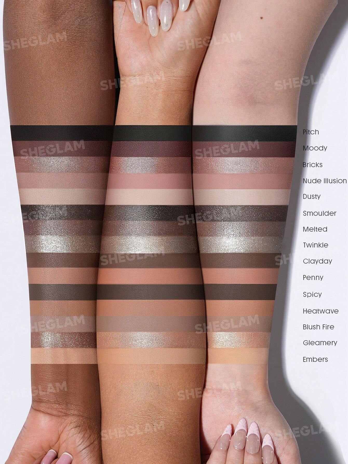 Sheglam Eyeshadow 15-pan palette