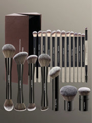 Maange 20Pcs Professional Makeup Brush Black