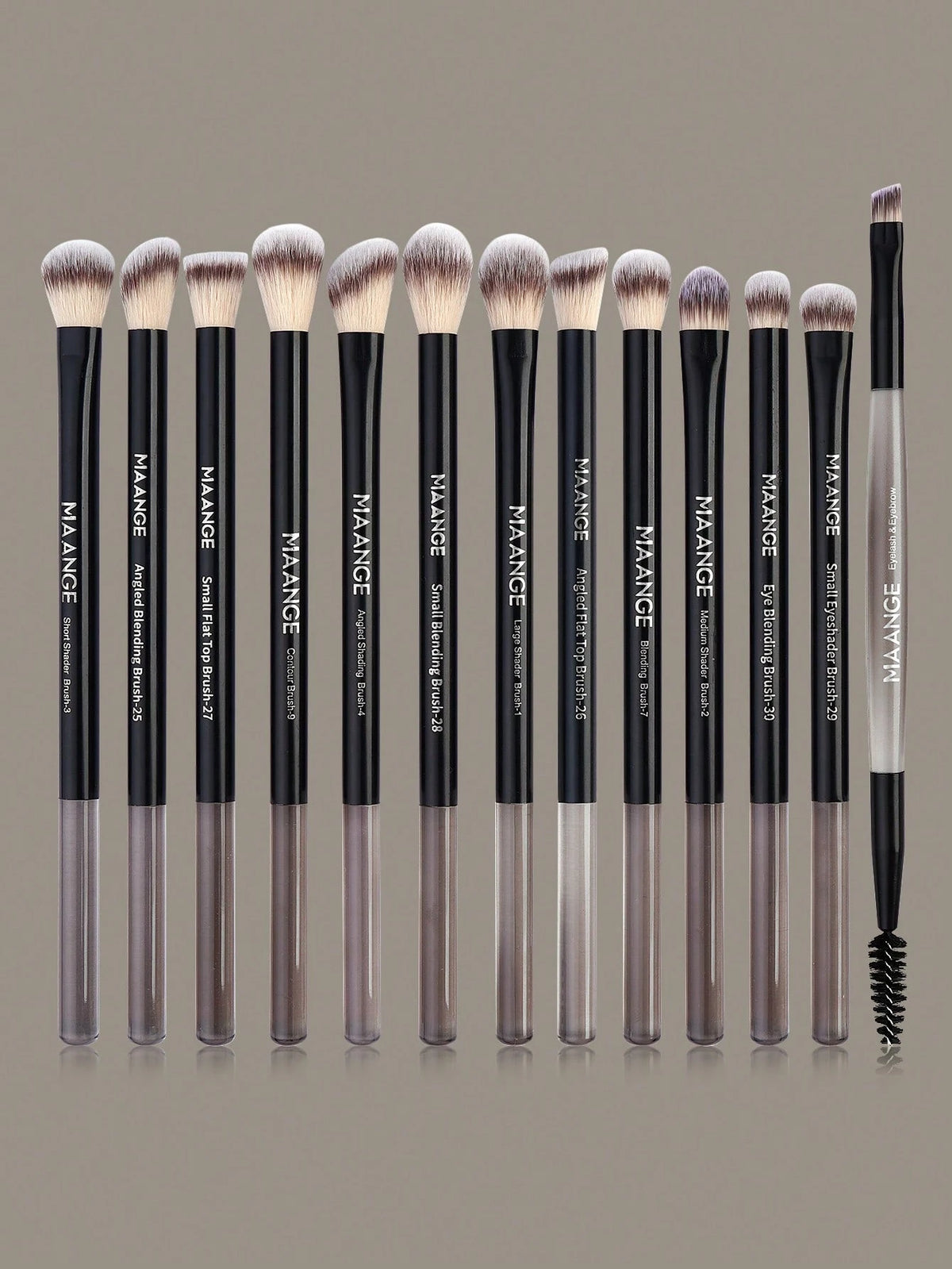 Maange 13Pcs Pro Makeup Brush Black