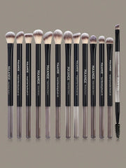 Maange 13Pcs Pro Makeup Brush Black