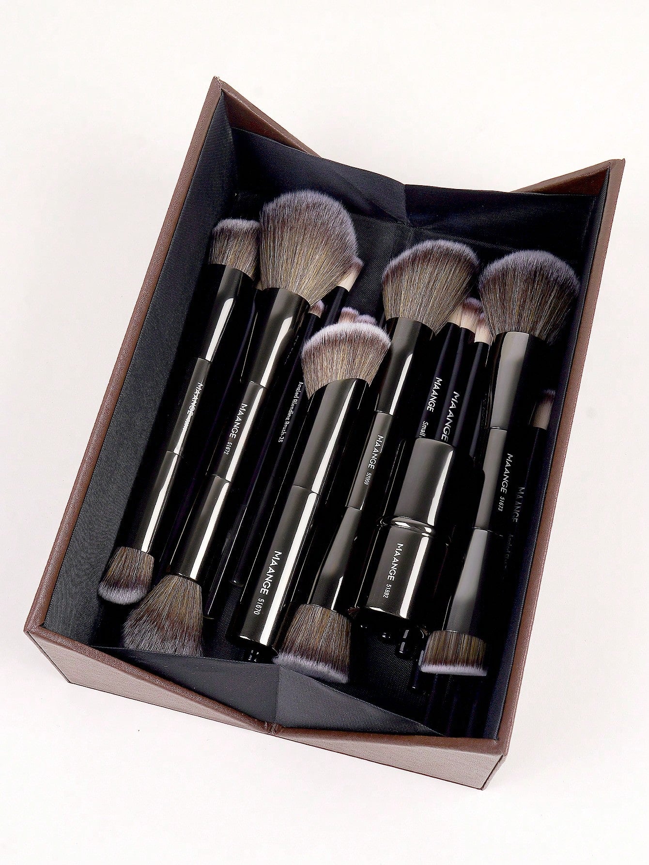 Maange 20Pcs Professional Makeup Brush Black