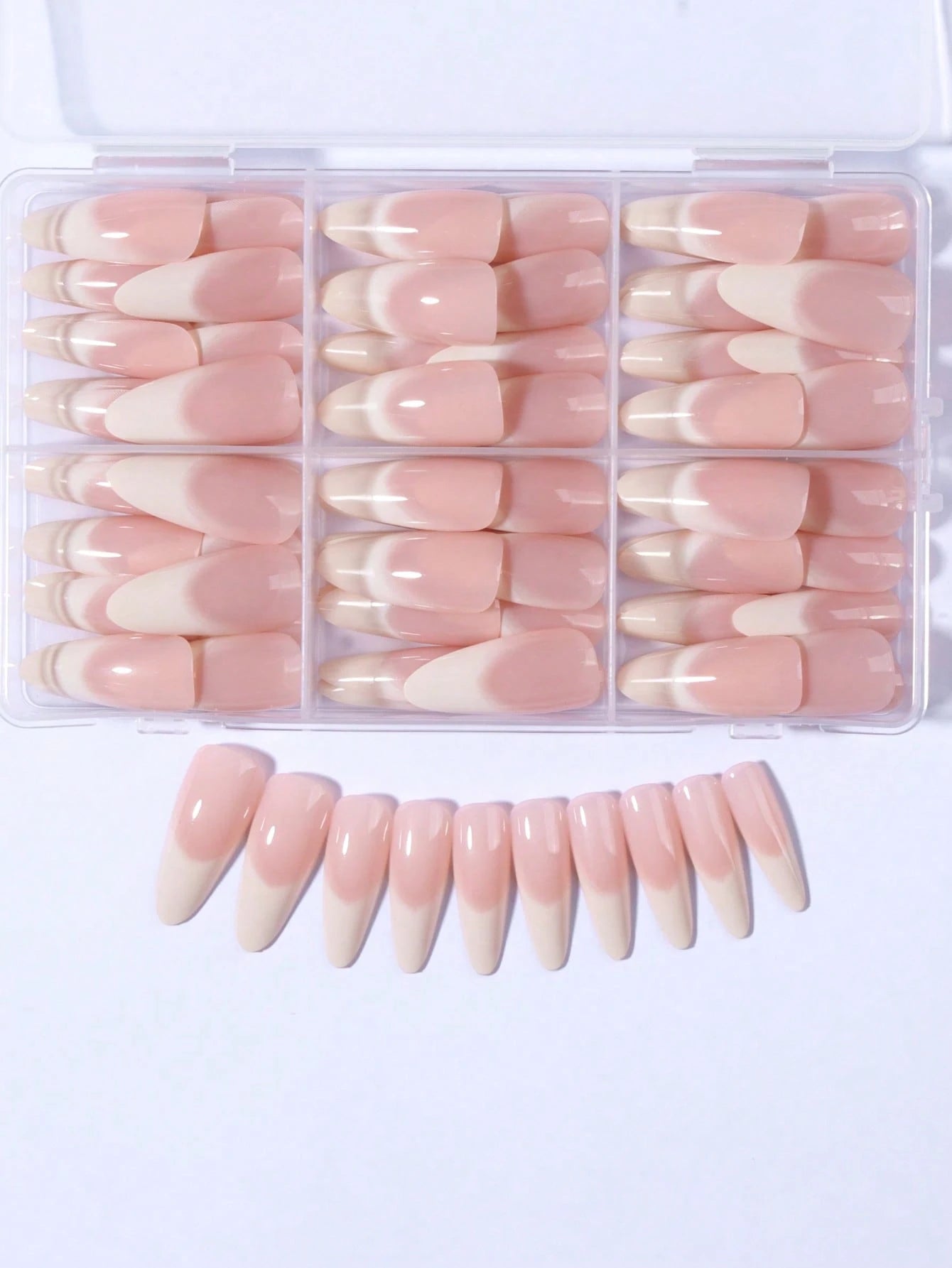 Shein 180 a complete acrylic press-on artificial nail set
