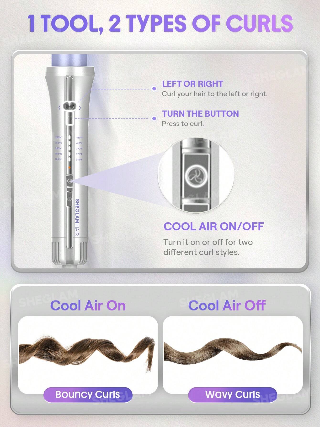 Sheglam Hair One Touch Airflow Styler Pro 25mm