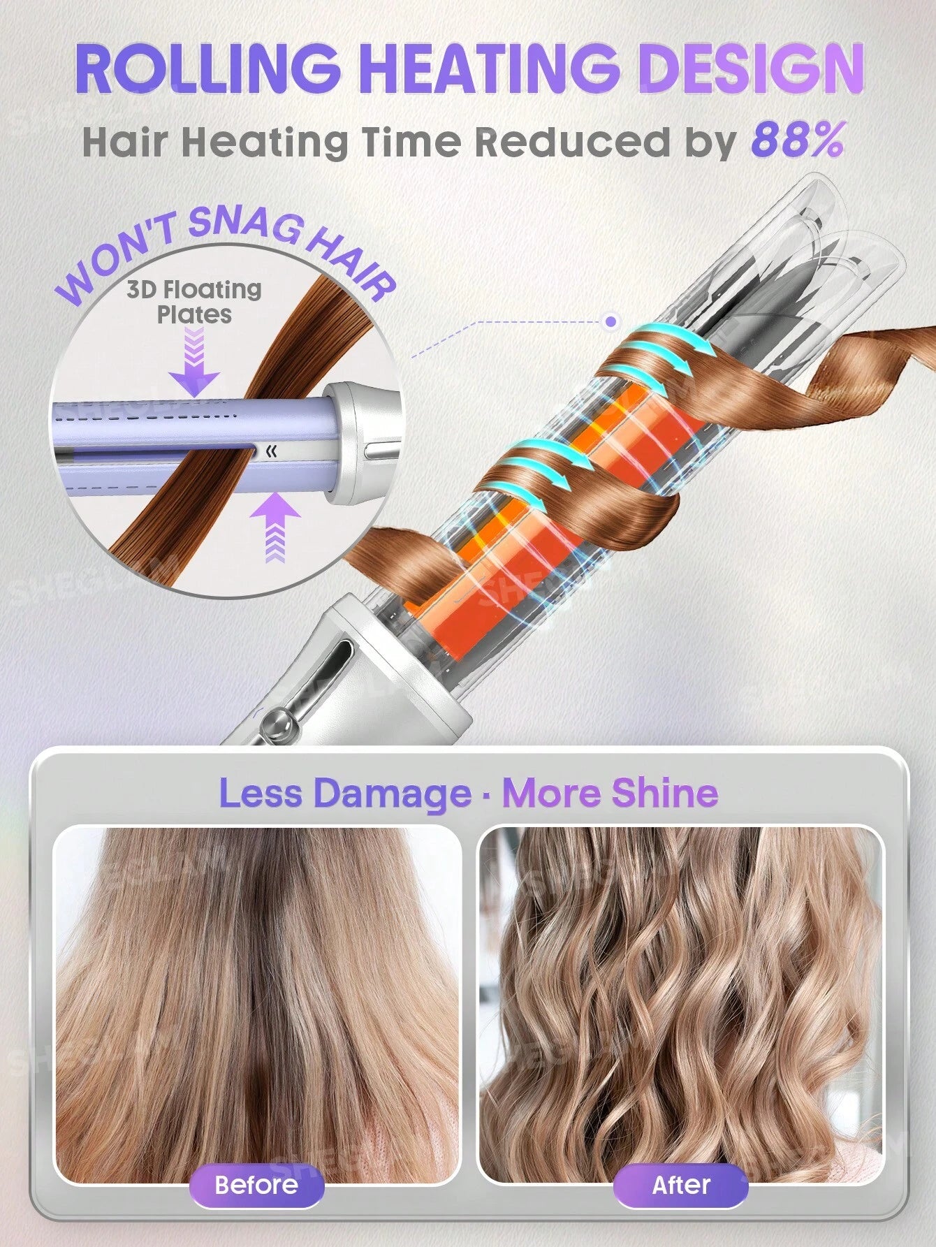 Sheglam Hair One Touch Airflow Styler Pro 32mm