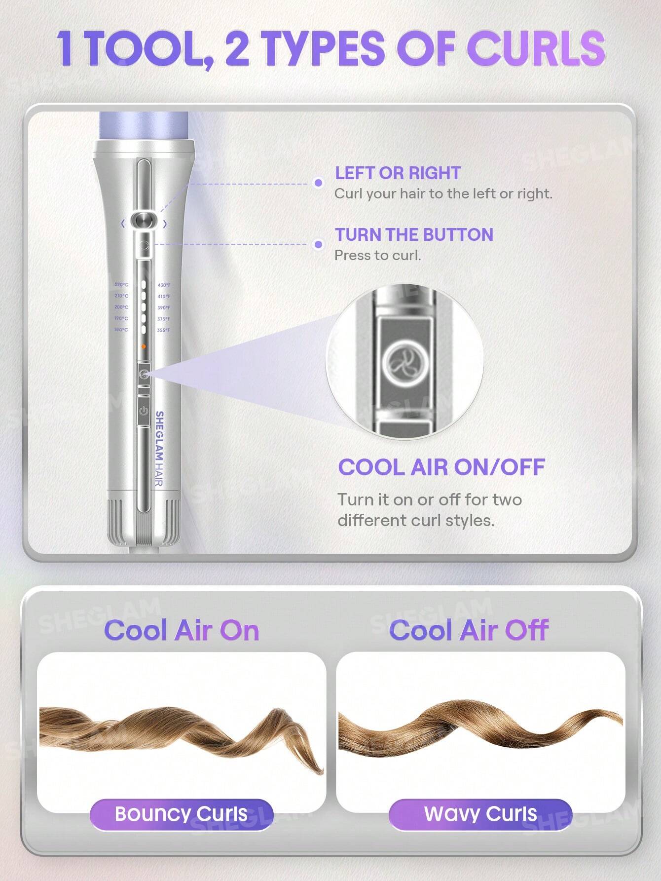 Sheglam Hair One Touch Airflow Styler Pro 32mm