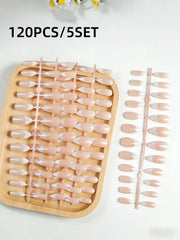 Shein 5pcs/Set Pre- Lasting Gel Tips