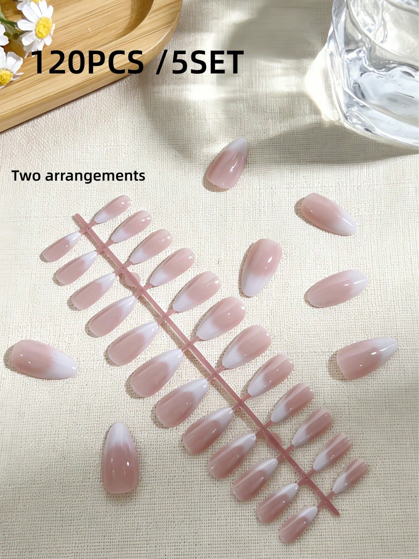 Shein 5pcs/Set Pre- Lasting Gel Tips