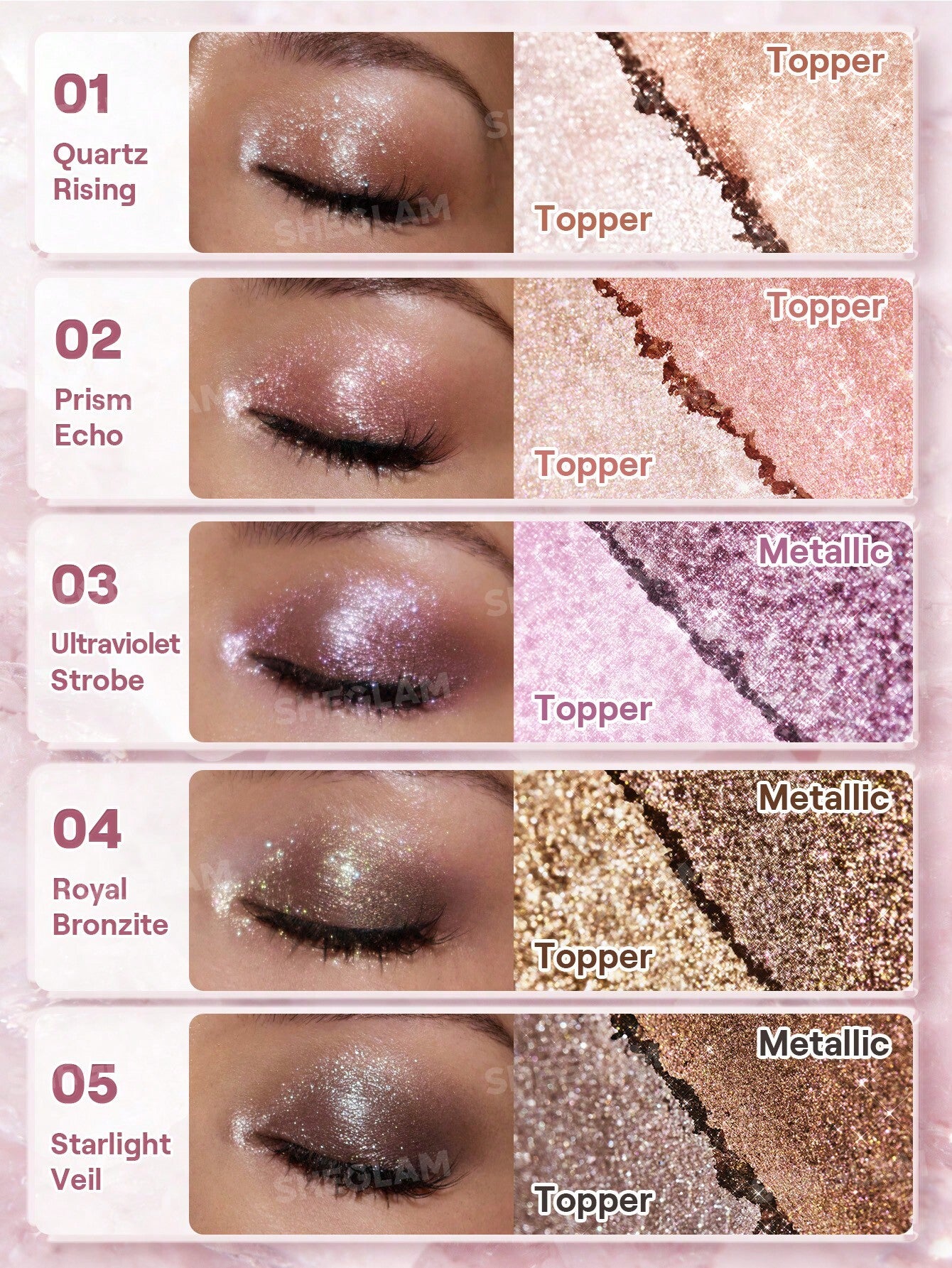 Sheglam Prismalight Baked Gelee Eyeshadow Duo