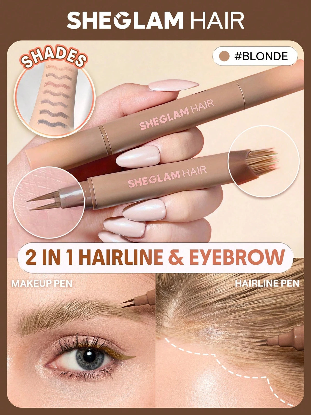 Sheglam hair volume boost root touch up pen