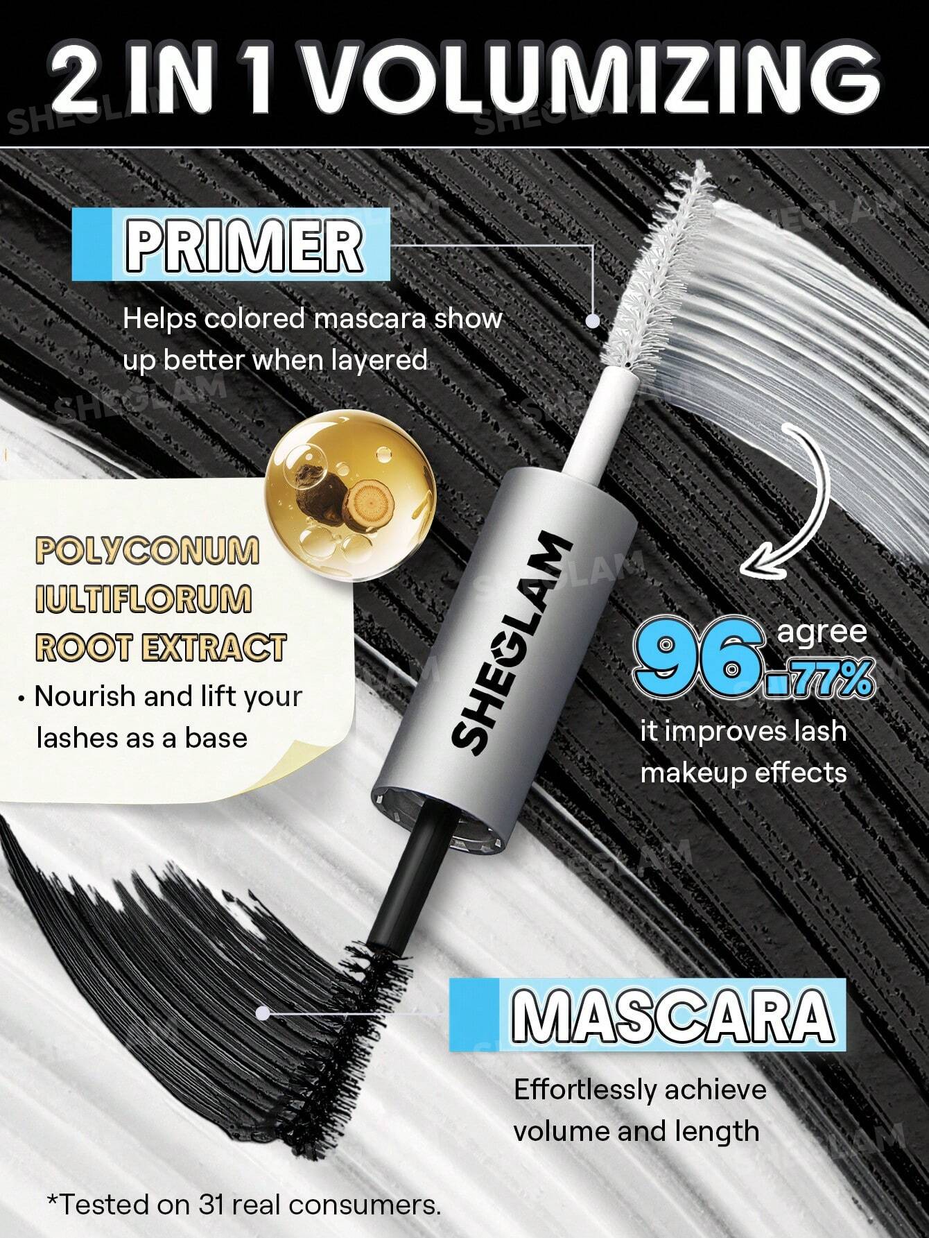 Sheglam  All-In-One Primer and Tubing Volume Mascara