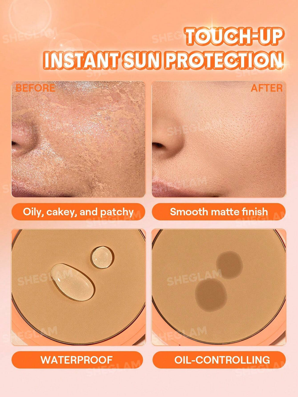 Sheglam Insta-Ready Sunset Blur Setting Powder