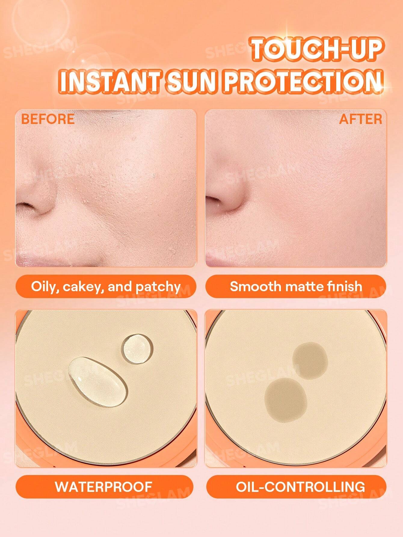 Sheglam Insta-Ready Sunset Blur Setting Powder