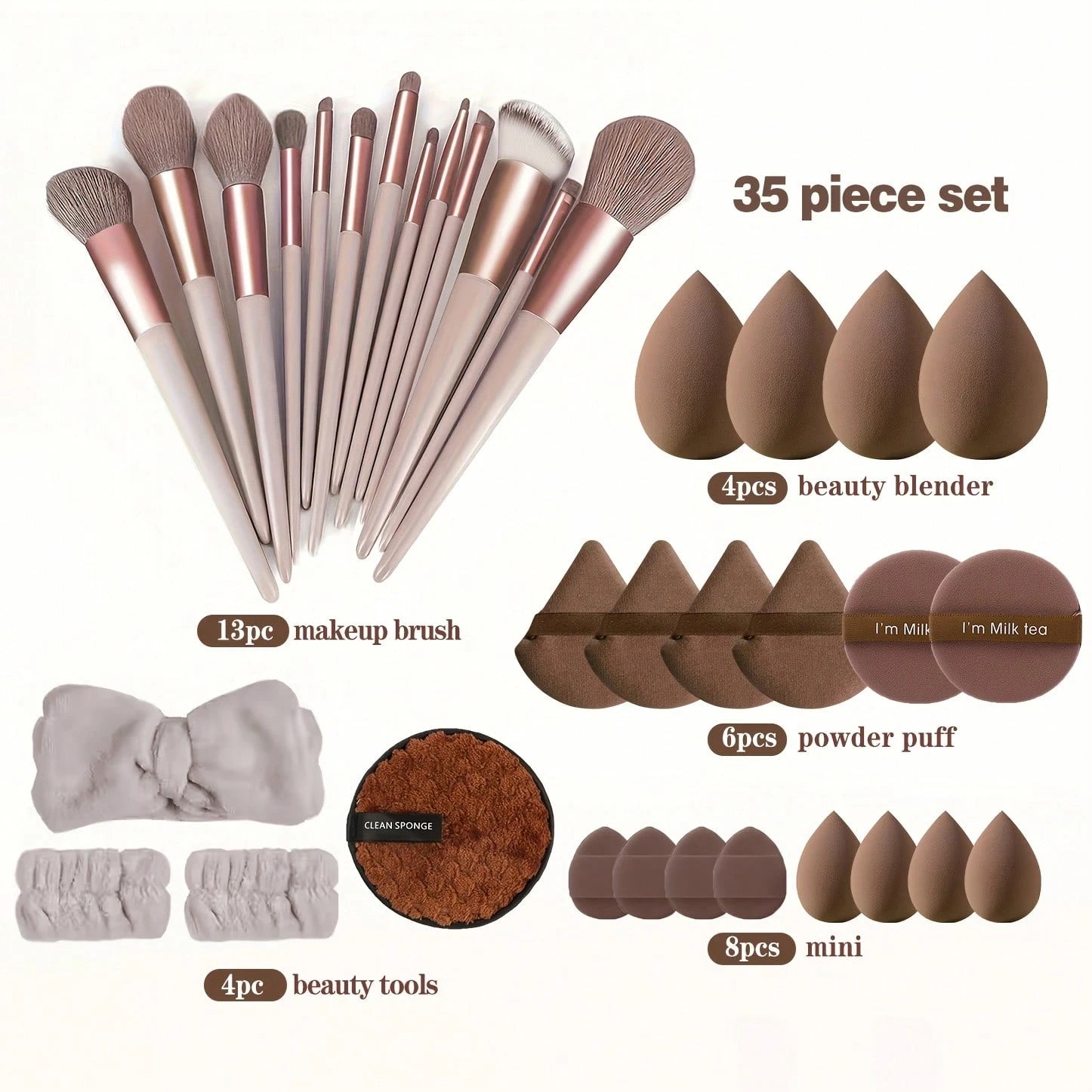 Shein 33Pcs professional makeup kit