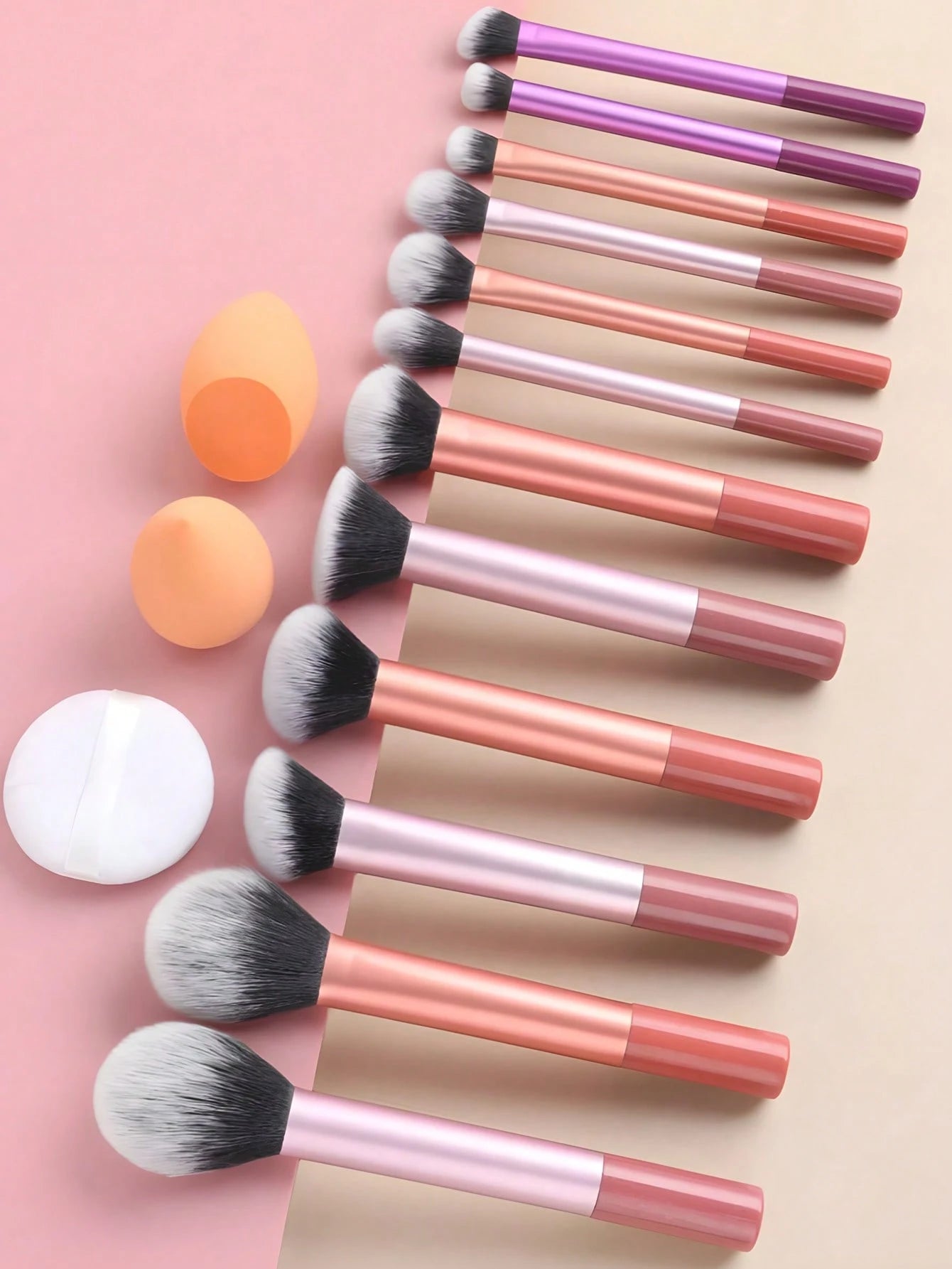 Shein 15Pcs Makeup Brush Set
