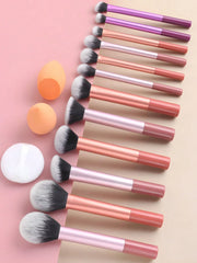 Shein 15Pcs Makeup Brush Set
