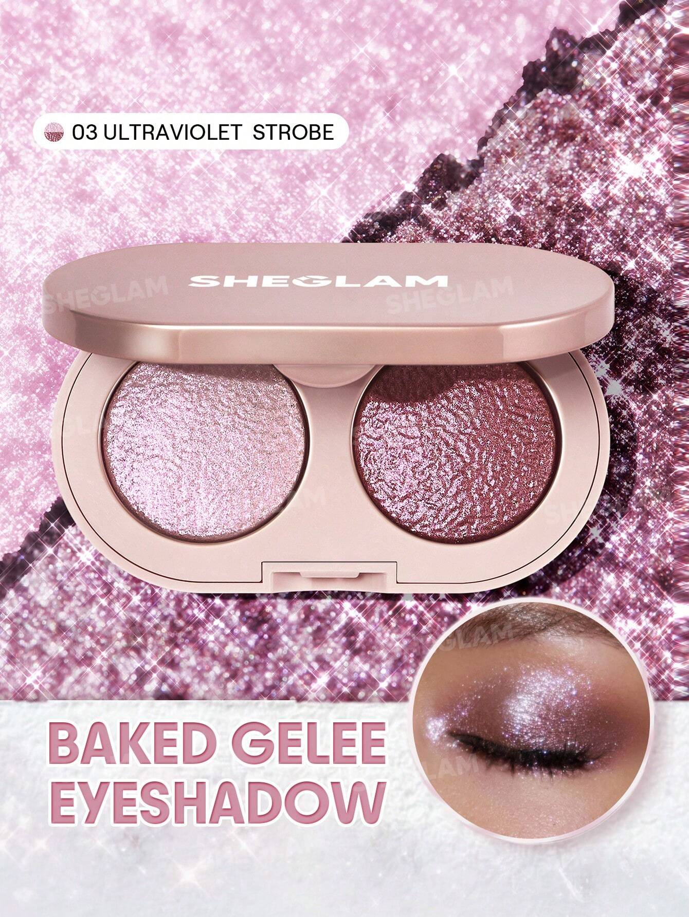 Sheglam Prismalight Baked Gelee Eyeshadow Duo